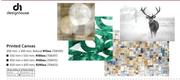 Designhouse Printed Natural Canvas 450mm x 650mm-Ea