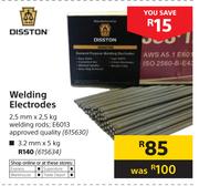 Disston Welding Electrodes 2.5mm x 2.5Kg