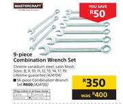 Mastercraft 9 Piece Combination Wrench Set
