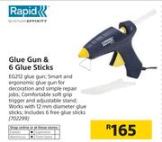 Rapid Glue Gun & 6 Glue Sticks 