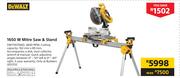 Dewalt 1650W Mitre Saw & Stand DW714STAND