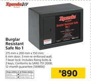 Xpanda DIY Burglar Resistant Safe No 1