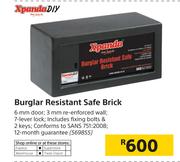 Xpanda DIY Burglar Resistant Safe  Brick