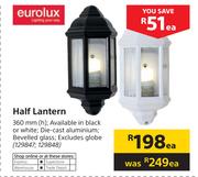 Eurolux Half Lantern 360mm (h)-Each