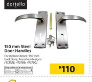 Dortello 150mm Steel Door Handles