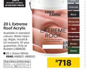 Fired Earth 20L Green/ White Extreme Roof Acrylic