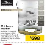 Fired Earth 20Ltr Severe Weather