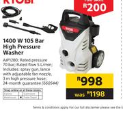 Ryobi 1400W 105 Bar High Pressure Washer AJP1280
