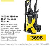 Karcher 1800W 130 Bar High Pressure Washer