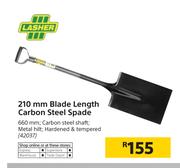 Lasher 210mm Blade Length Carbon Steel Spade