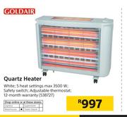Goldair Quartz Heater