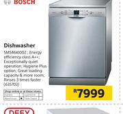 Bosch Dishwasher SMS46K100Z