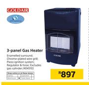 Goldair 3-Panel Gas Heater