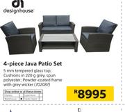 Design House 4 Piece Java Patio Set