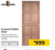 Solid Doors 8 Panel Stable Door 2032mm x 813mm