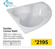 Sphinx Samba Corner Bath 1400mm x 1400mm x 1445mm