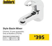 Builders Style Basin Mixer