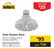 Builders Style Shower Rose