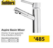 Builders Aspire Basin Mixer