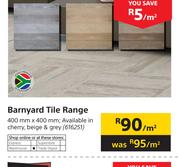 Barnyard Tile Range 400mm x 400mm-Per Sqm