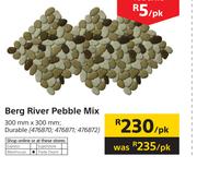 Berg River Pebble Mix 300mm x 300mm-Per Pack
