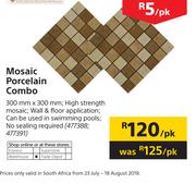 Mosaic Porcelain Combo 300mm x 300mm-Per Pack
