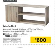 Home & Kitchen Media Unit 1500mm x 360mm x 51mm