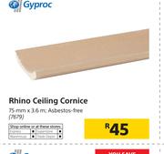 Rhino Ceiling Cornice 75 mm x 3.6 m