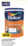 Dulux 5 L Easycare Washable Matty Acrylic Paint