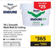 Duram Endure 10Ltr Smooth Matt Wall & Ceiling