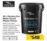 Fired Earth 20Ltr Painters Pro Water Based Primer