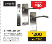 Dortello 2 Lever Lock Set