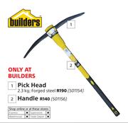 Builders Pick Head Handle