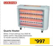 Goldair 3500W Quartz Heater