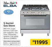 Elba 5 Burner Gas Stove