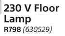 Radiant 230V Floor Lamp