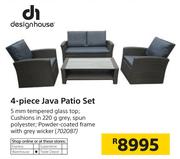 Design House 4 Piece Java Patio Set
