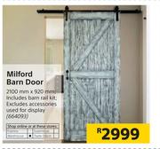 Milford Barn Door 2100mm X 920mm 