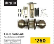 Dortello 6-Inch Knob Lock