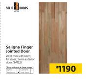 Solid Doors Saligna Finger Jointed Door 2032mm X 813mm