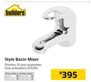Builders Style Basin Mixer