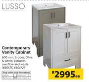 Lusso Contemporary Vanity Cabinet-600mm Each