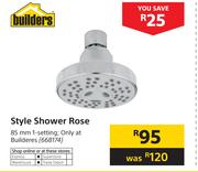 Builders Style Shower Rose