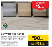 Barnyard Tile Range 400mm x 400mm-Per Sqm