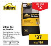 Builders 20Kg Tile Adhesive