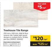 Treehouse Tile Range 250mm X 500mm-Per Sqm