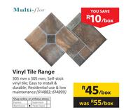 Multi Flor Vinyl Tile Range 305mm X 305mm-Per Box
