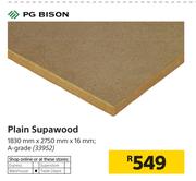 PG Bison Plain SUpawood A Grade-1830mm X 2750mm X16m