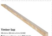Timber Sap 50mm X 76mm X 6.6m-Each