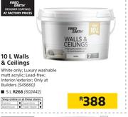 Fired Earth 10 Ltr Walls & Ceilings